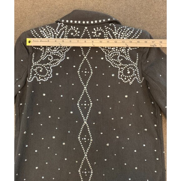 Free People Suit Set Womens 4 Embellished Blazer Pants Studded Southwestern - Picture 14 of 16